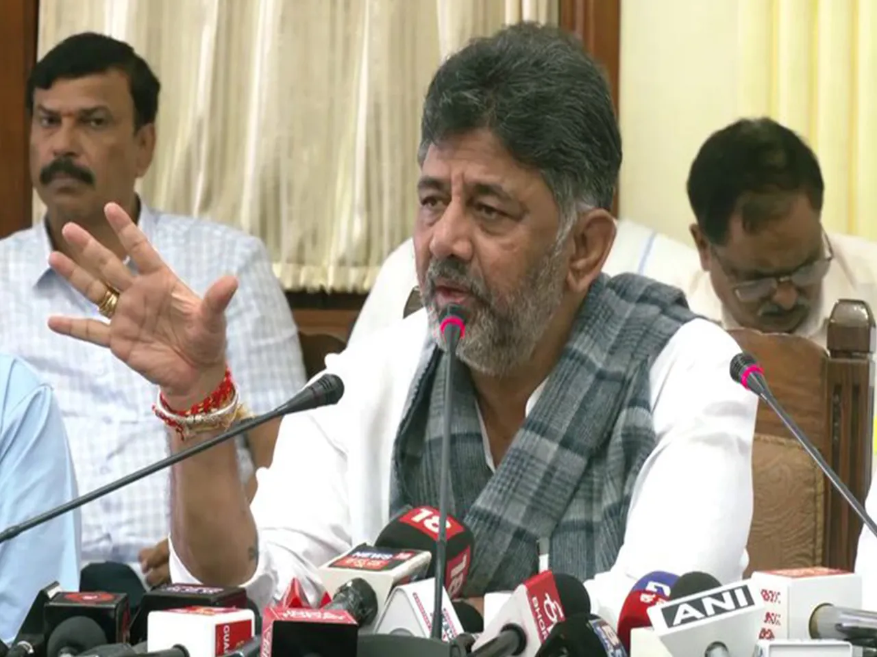 Karnataka Deputy Chief Minister DK Shivakumar (Photo/ANI)