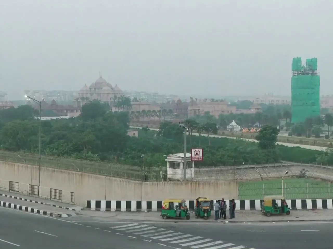 Visual from  Akshardham (Photo/ANI)