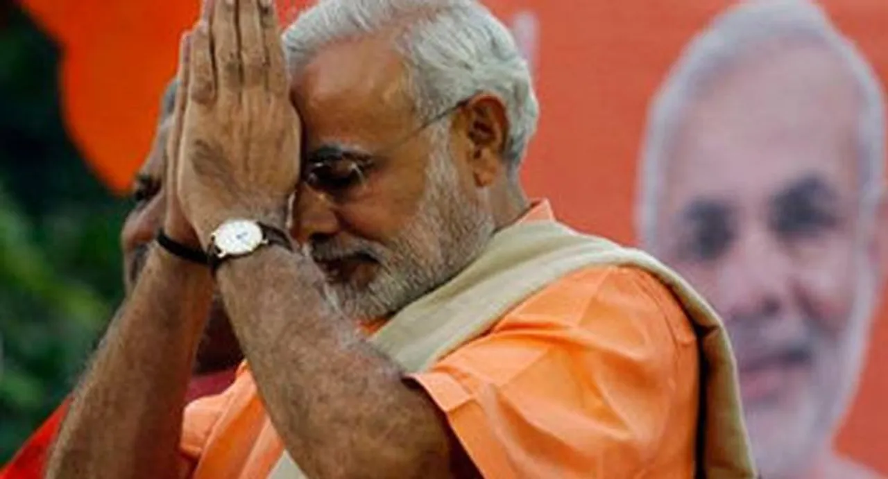 PM Narendra Modi begins Navratra fast