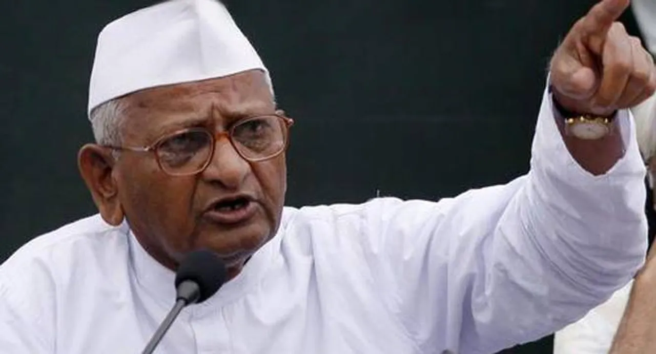 Anna writes to Modi, reminds him of unfulfilled poll promises