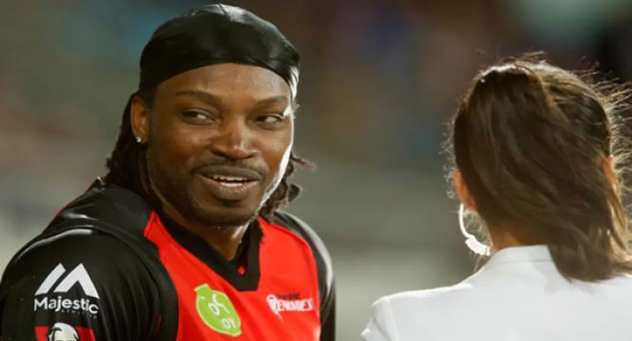 Chris Gayle makes 'inappropriate' remarks to lady presenter, slammed