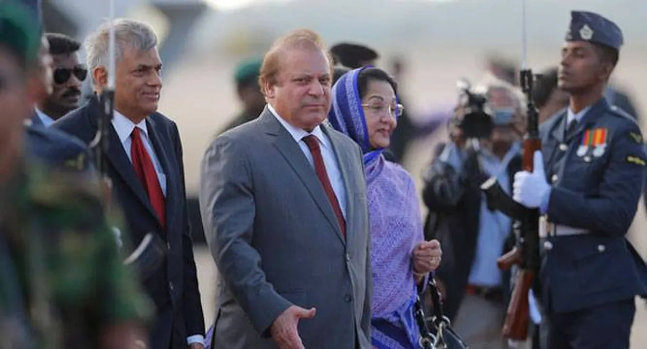 Pak PM arrives in Sri Lanka, to sign several agreements