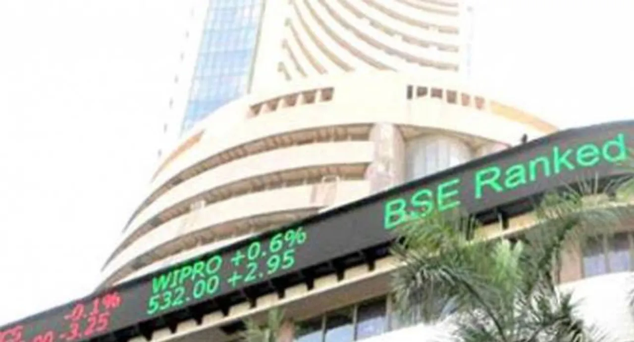Sensex closes at over two-week low on global headwinds