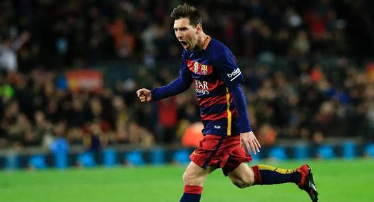 Messi double eases Barca past nine-man Espanyol