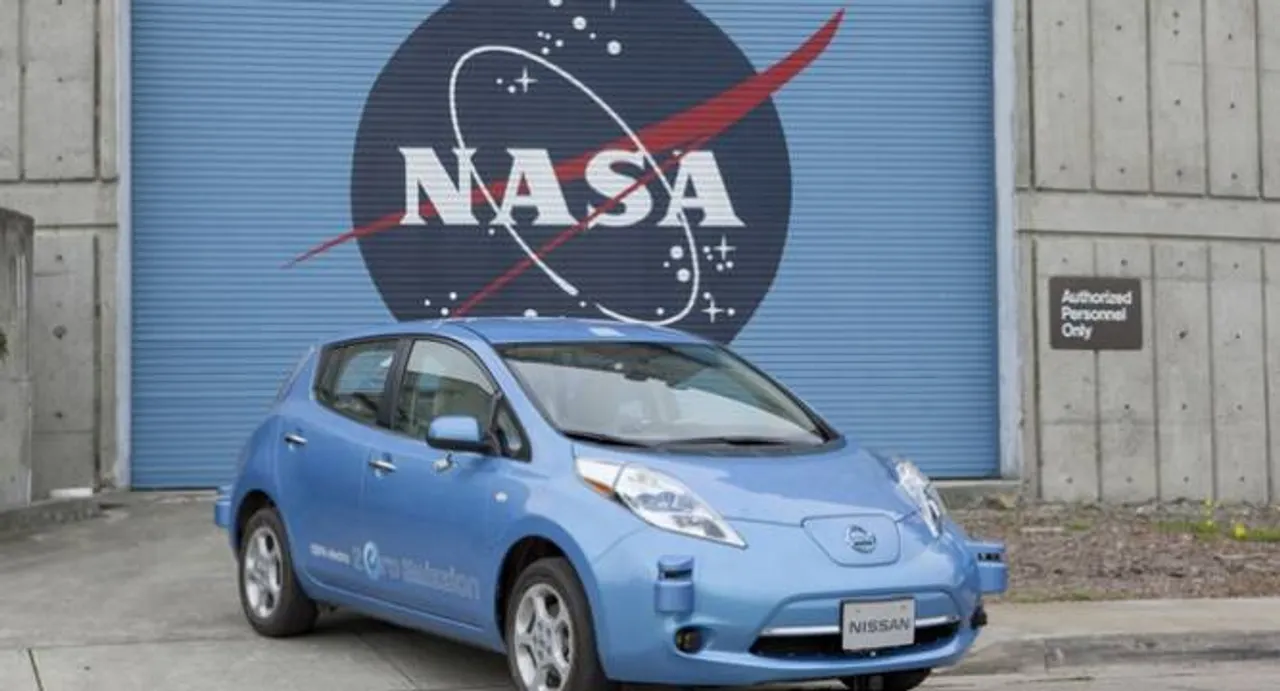 NASA successfully tests Nissanâ€™s all-electric driverless car!