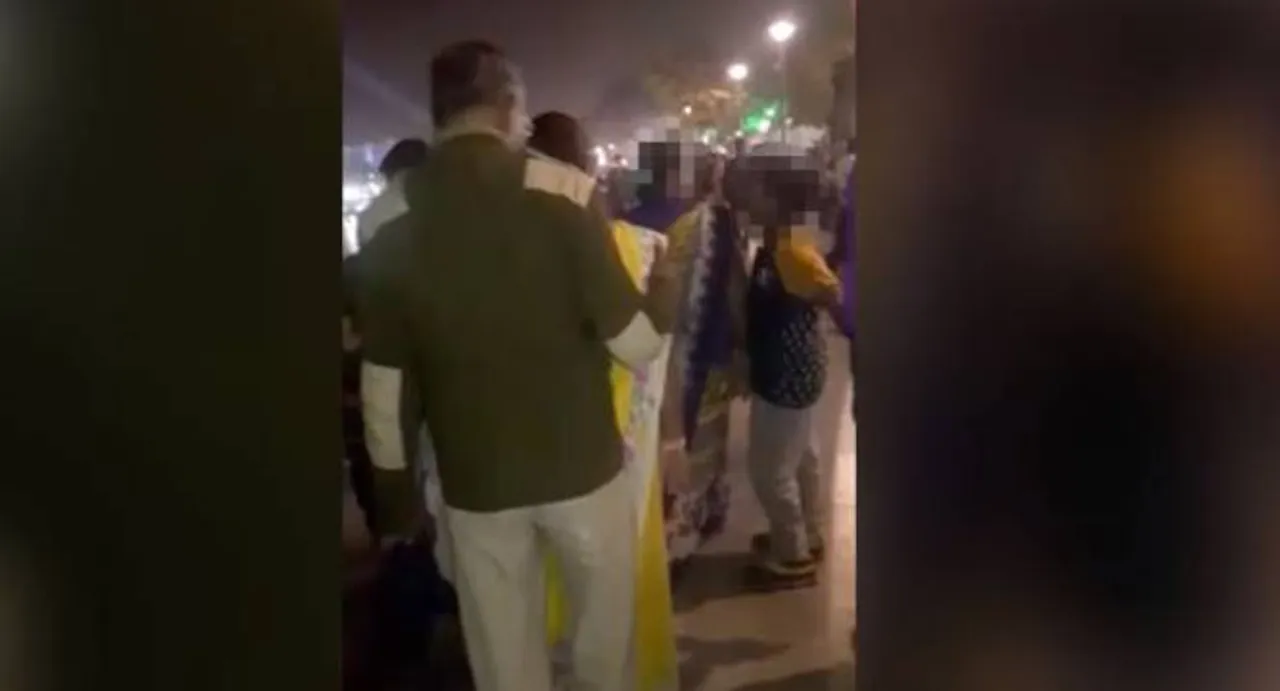 Video of cop molesting girls at fest goes viral; probe ordered
