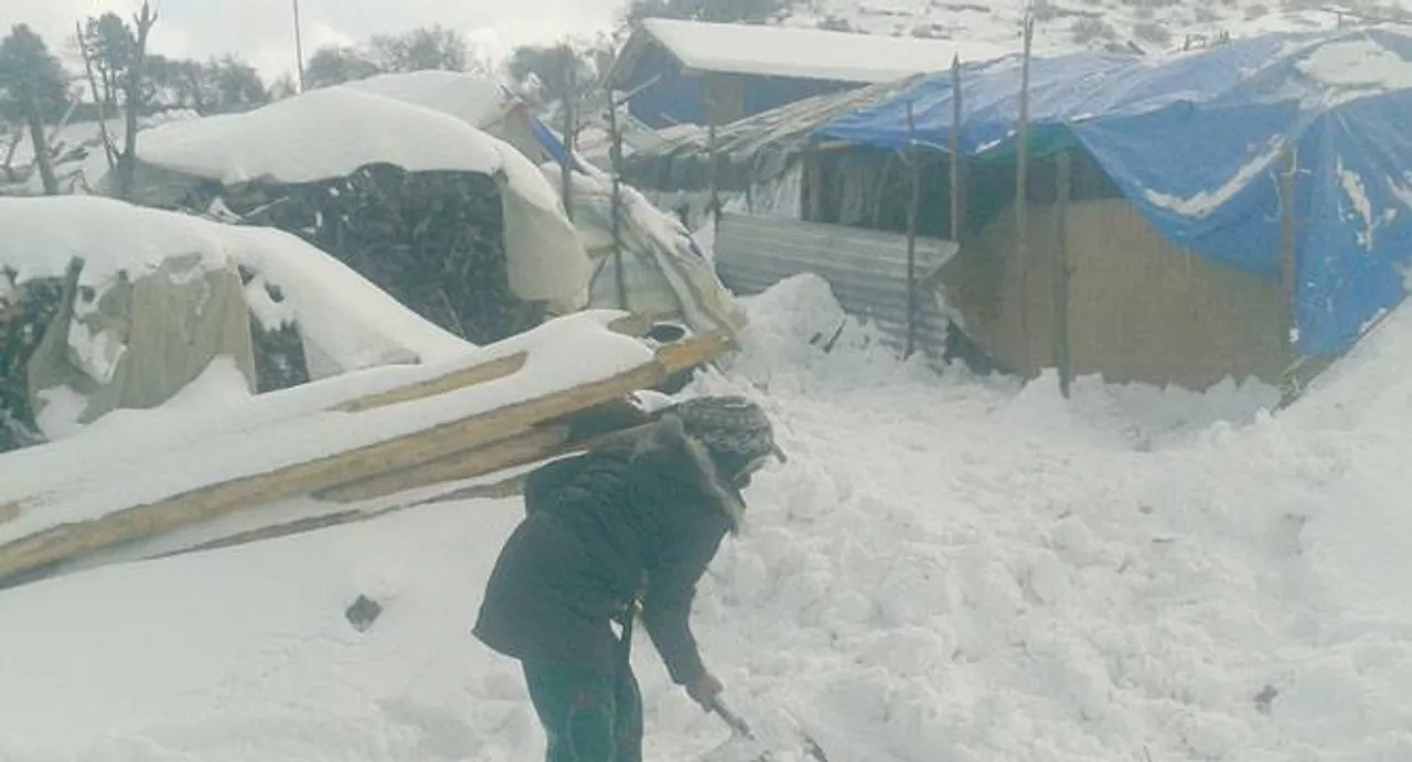 Snowstorm-hit villages in Nepal get relief materials
