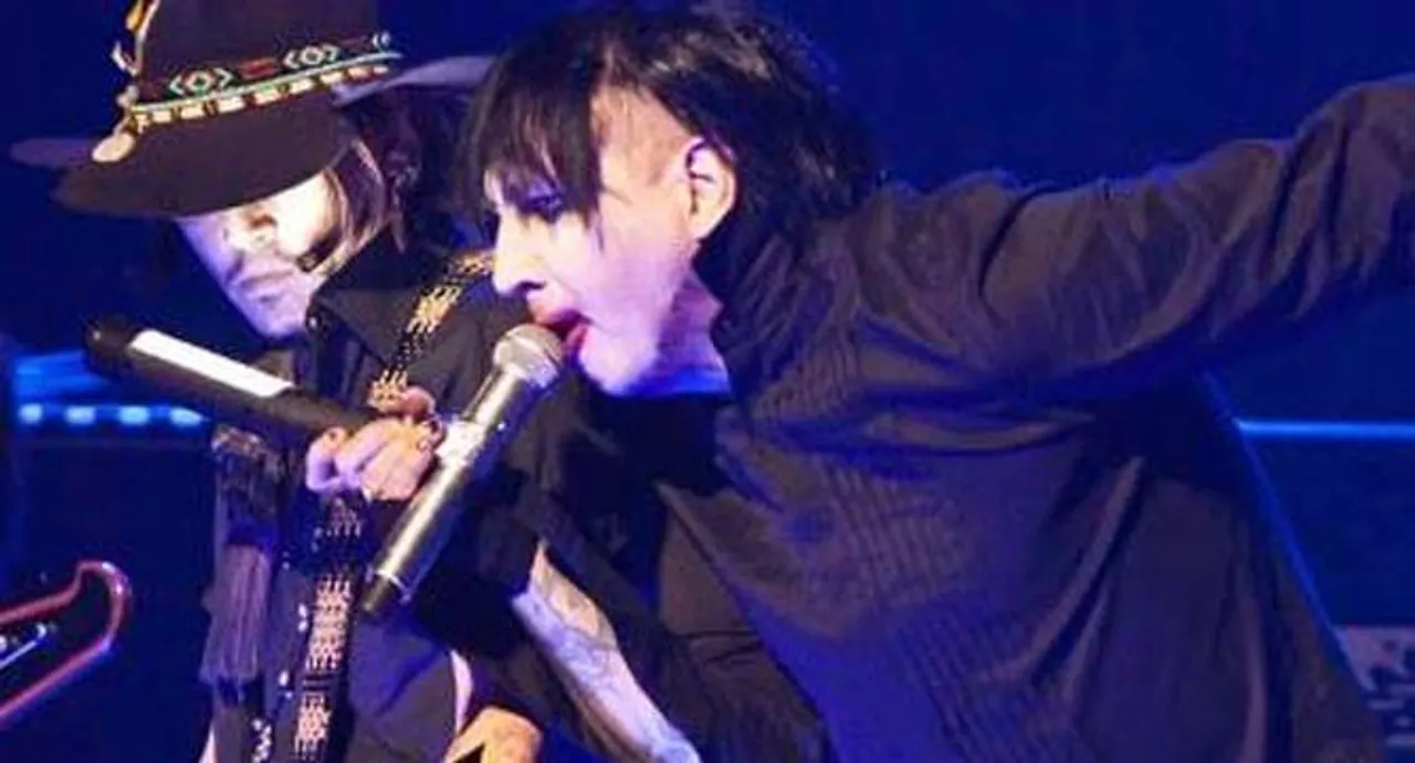 Depp teams up with Marilyn Manson at Stella Mccartney party