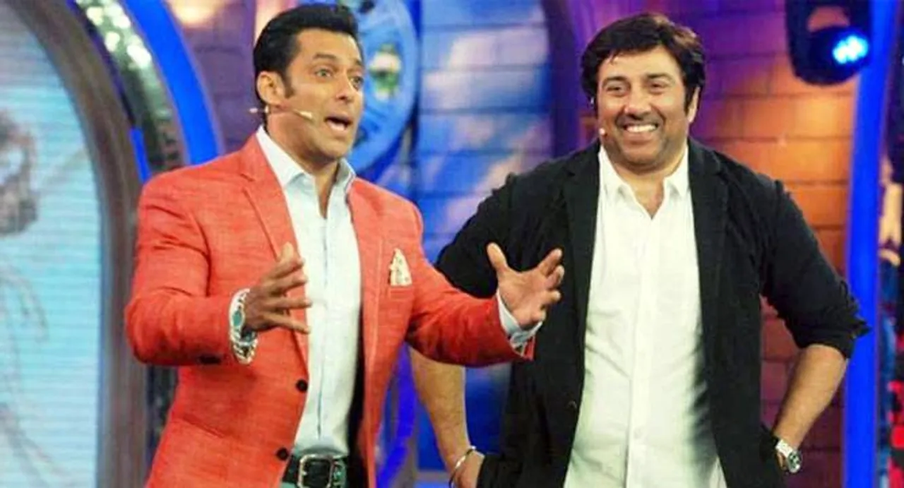 Sunny Deol enjoys promotions at Salman Khan's show