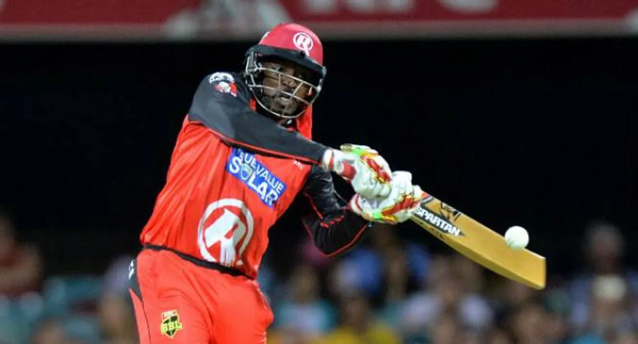 Gayle equals Yuvraj's record for the fastest T20 fifty