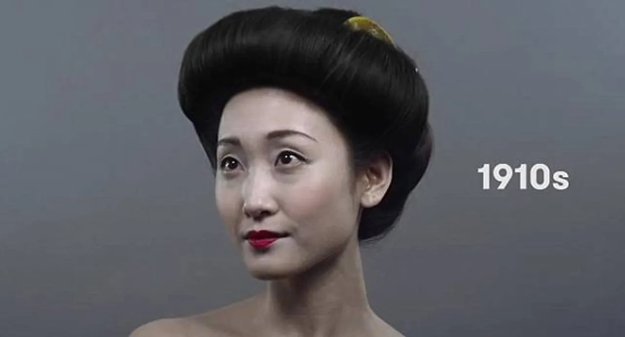 Watch: Model captures 100 years of makeup and beauty evolution in Japan