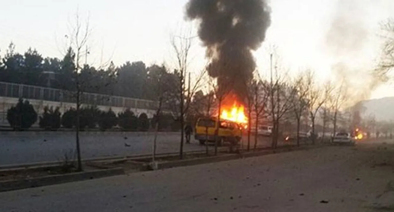 Suicide car bomb attack near Russian Embassy in Afghanistan, more than 12 people dead