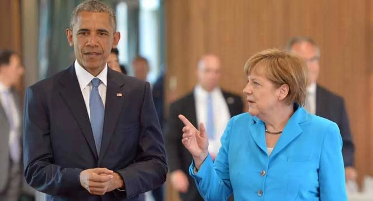 Obama, Merkel discuss Syrian refugee crisis