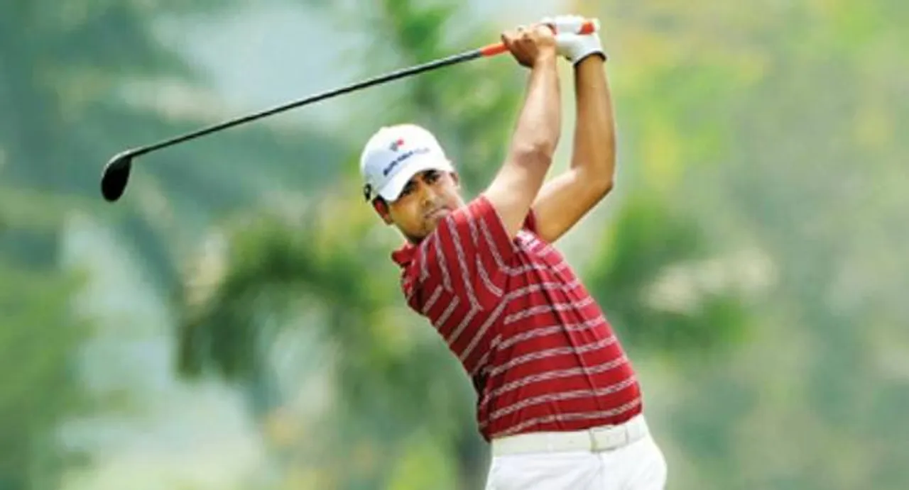 Anirban Lahiri stays in contention at tied third