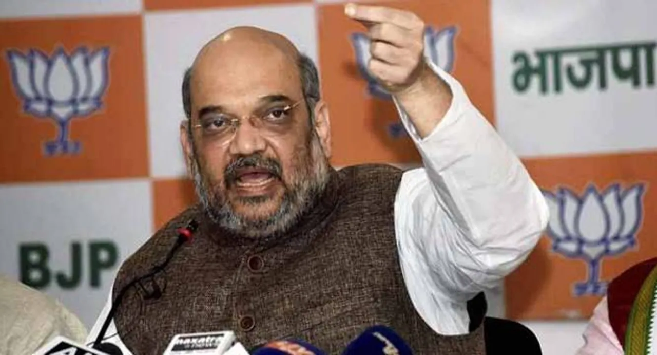 Amit Shah re-elected as BJP chief unopposed; Advani, Joshi & Sinha skip meeting