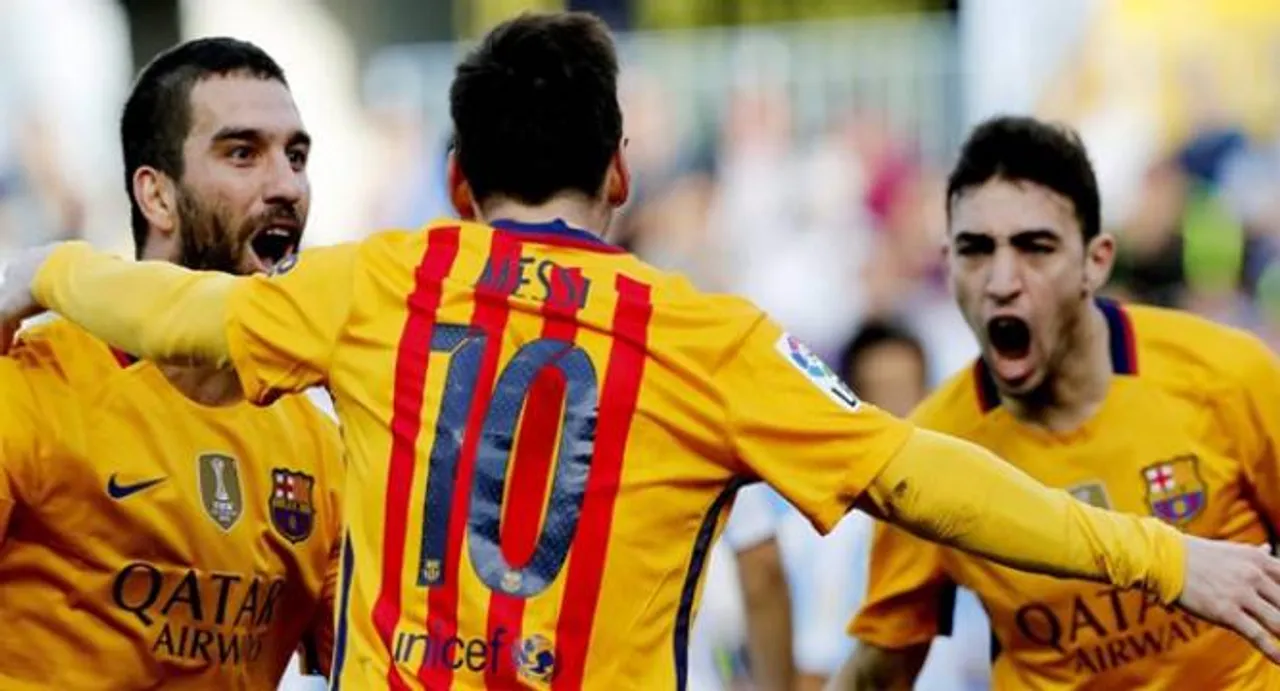 Lionel Messi to the rescue for under par Barcelona