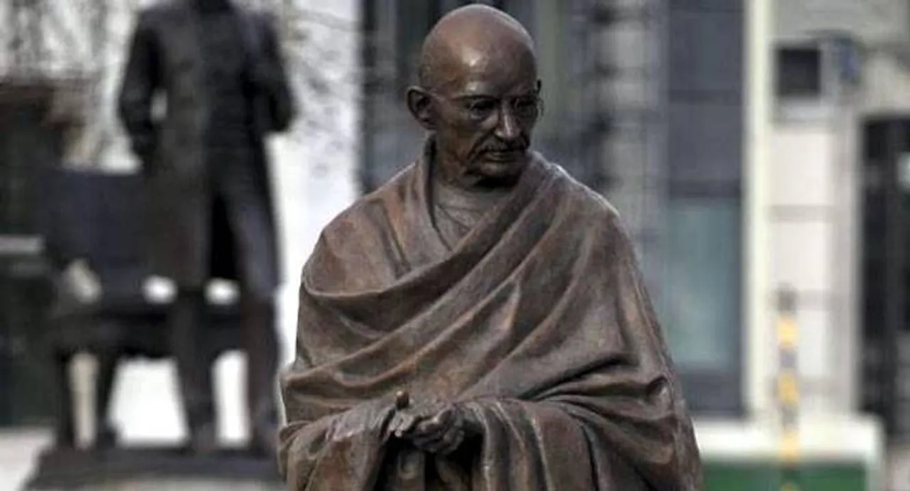 Mahatma Gandhi statue defaced in Rajasthan; IS threat messages found written