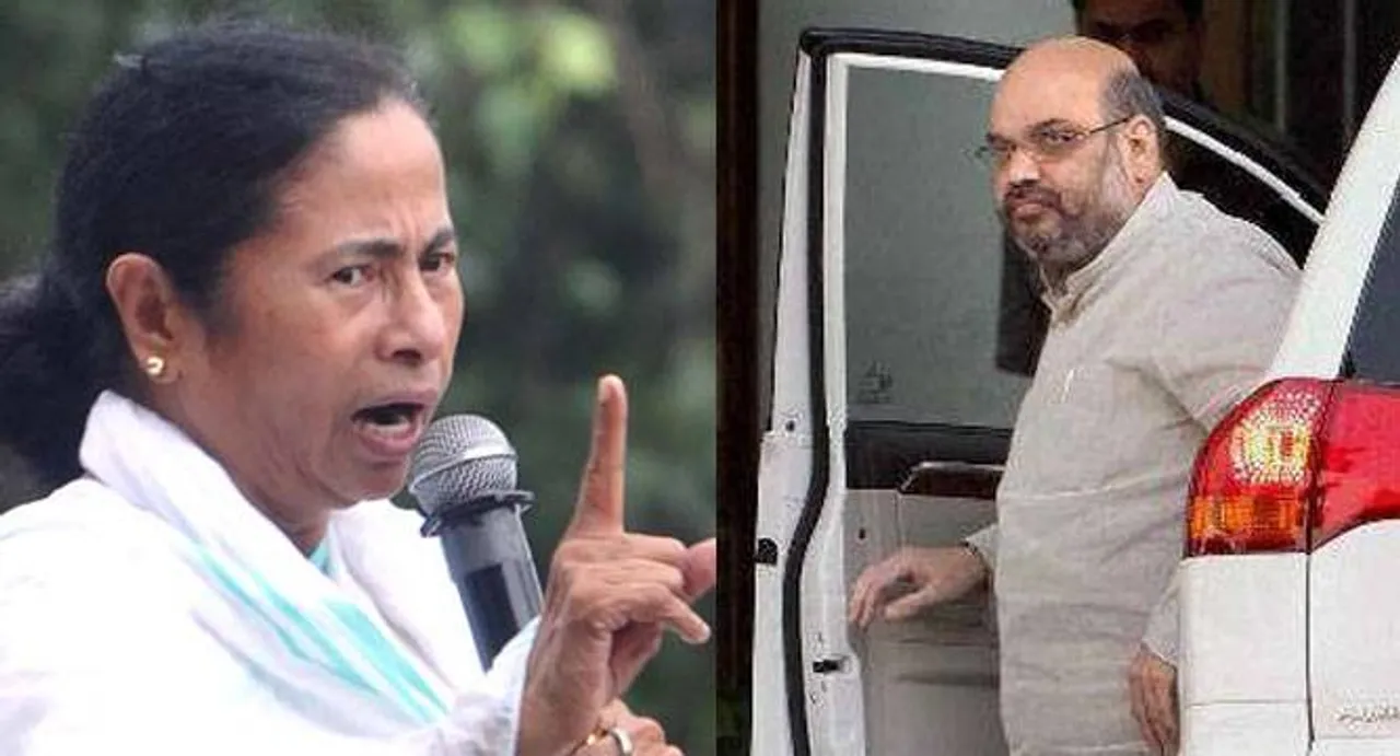 Amit Shah attacks Mamata govt, TMC hits back