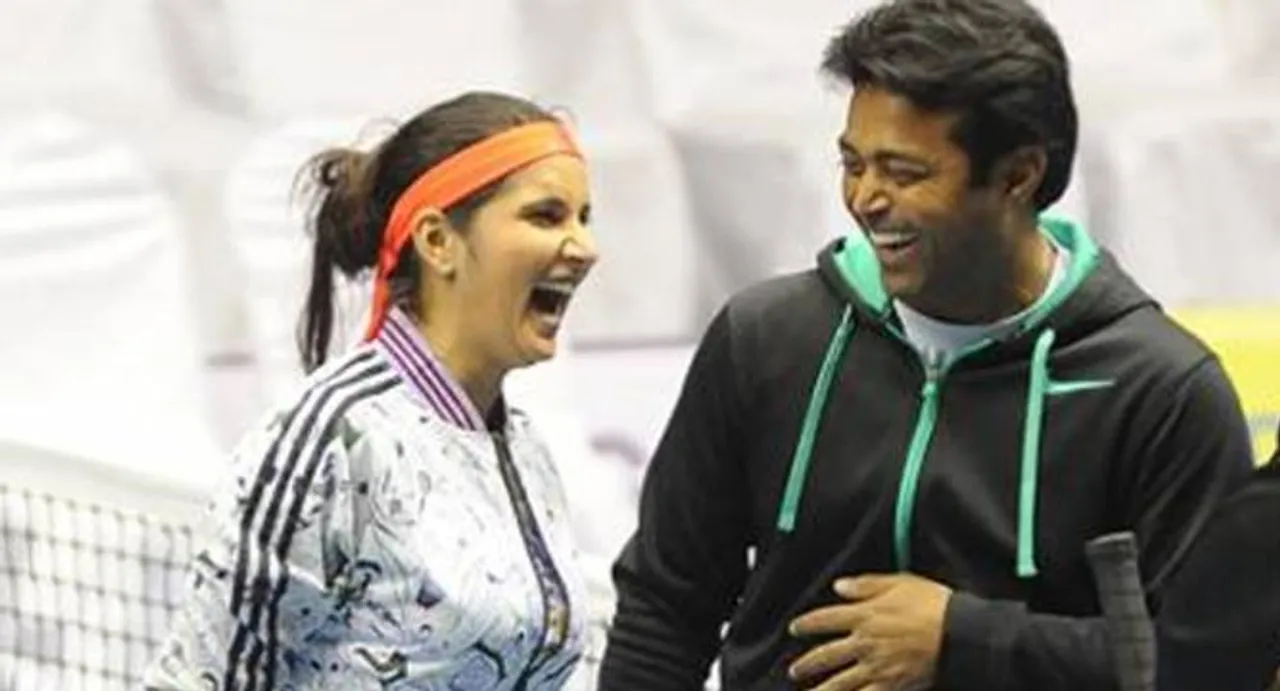 Sania vs Paes in Australian Open mixed doubles QFs
