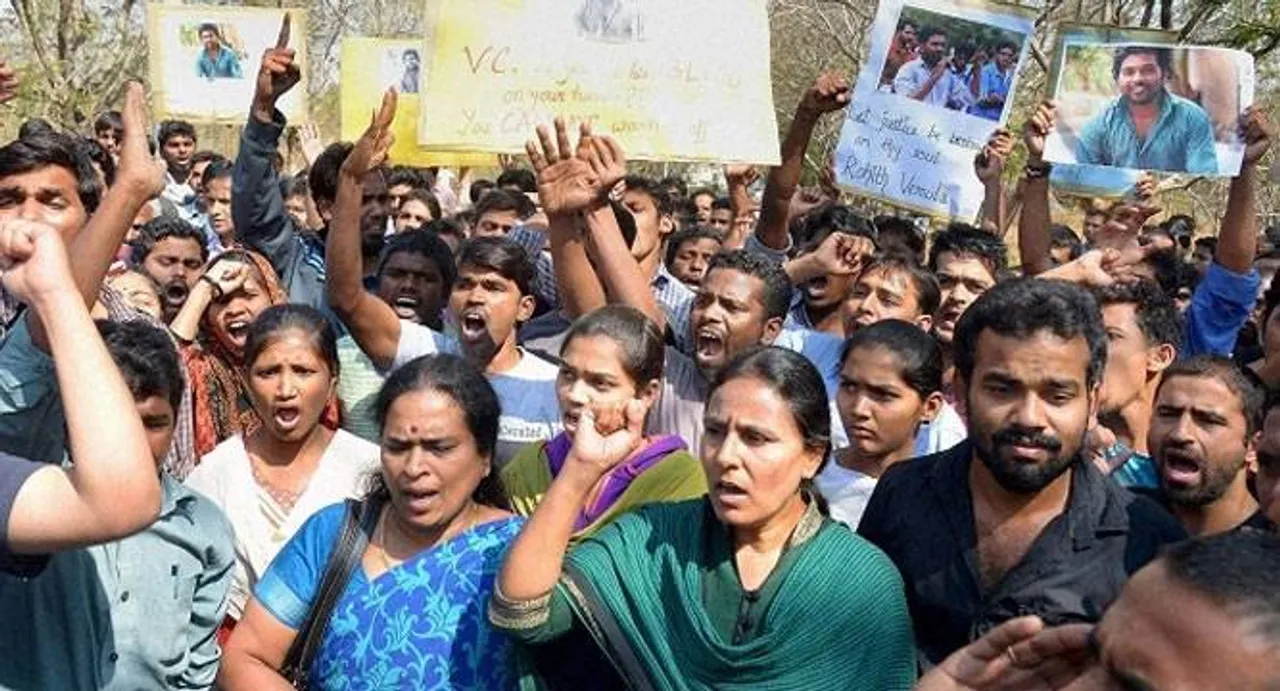 Dalit scholar issue: 6 students on fast moved to health centre