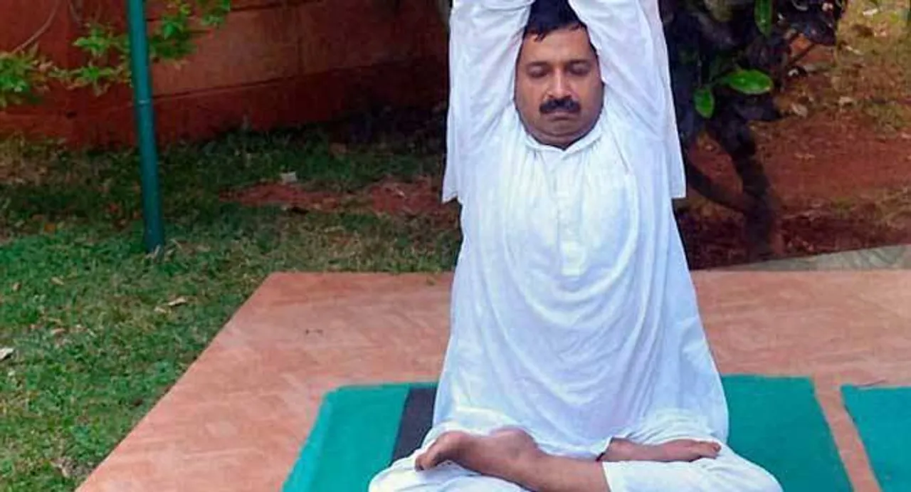 Arvind Kejriwal undergoes yoga, naturopathy sessions
