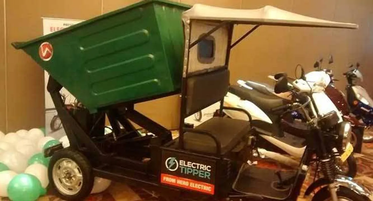 Hero Electric launches e-tipper, unveils e-scooters