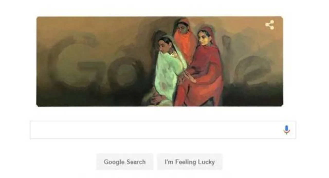 Google tribute to Amrita Sher-Gil with 'Three Girls' doodle