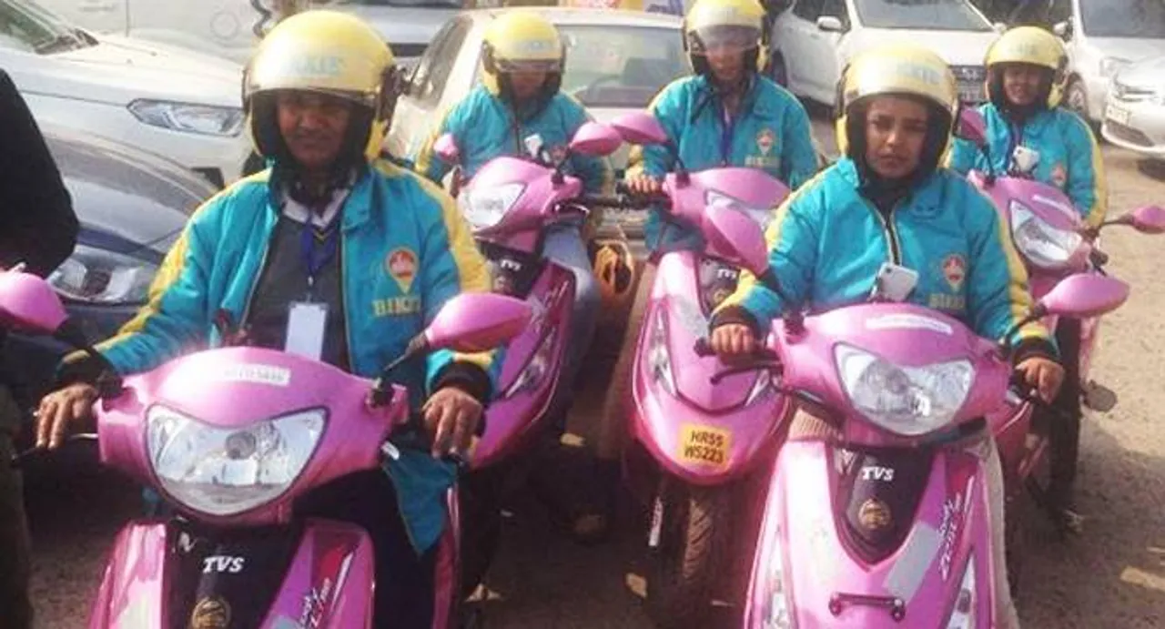 Gurgaon gets Indiaâ€™s first Bike Taxi Service For and By Women
