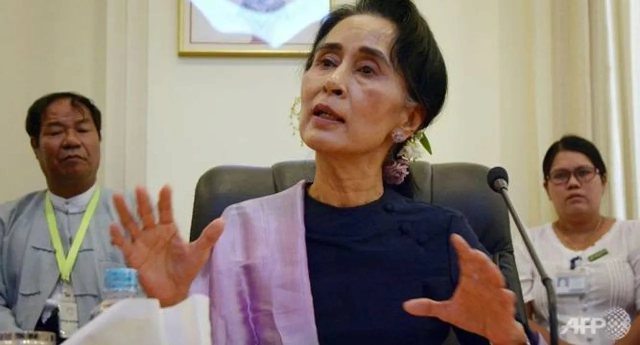 Suu Kyi urges patience over Myanmar presidency decision