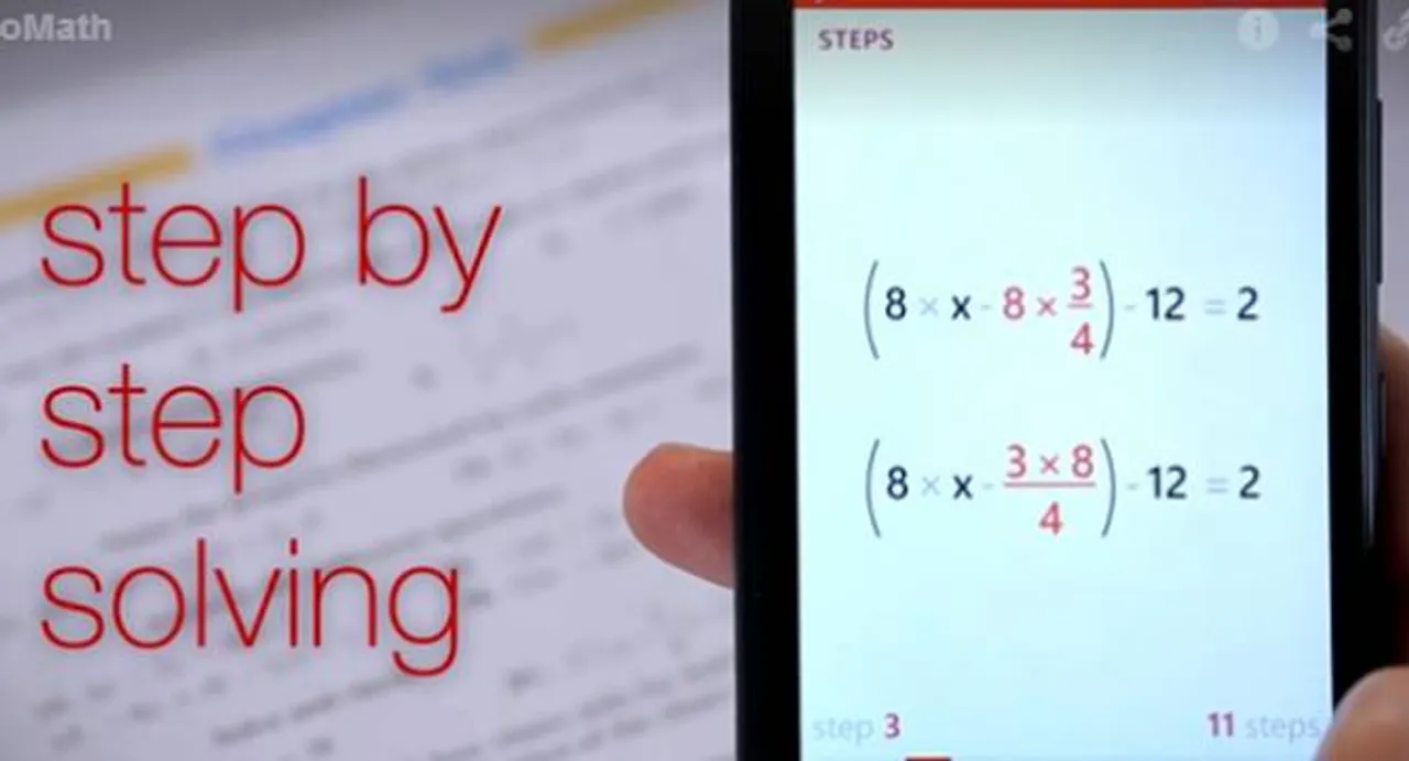 Doing math homework just got way easier with Photo Math!