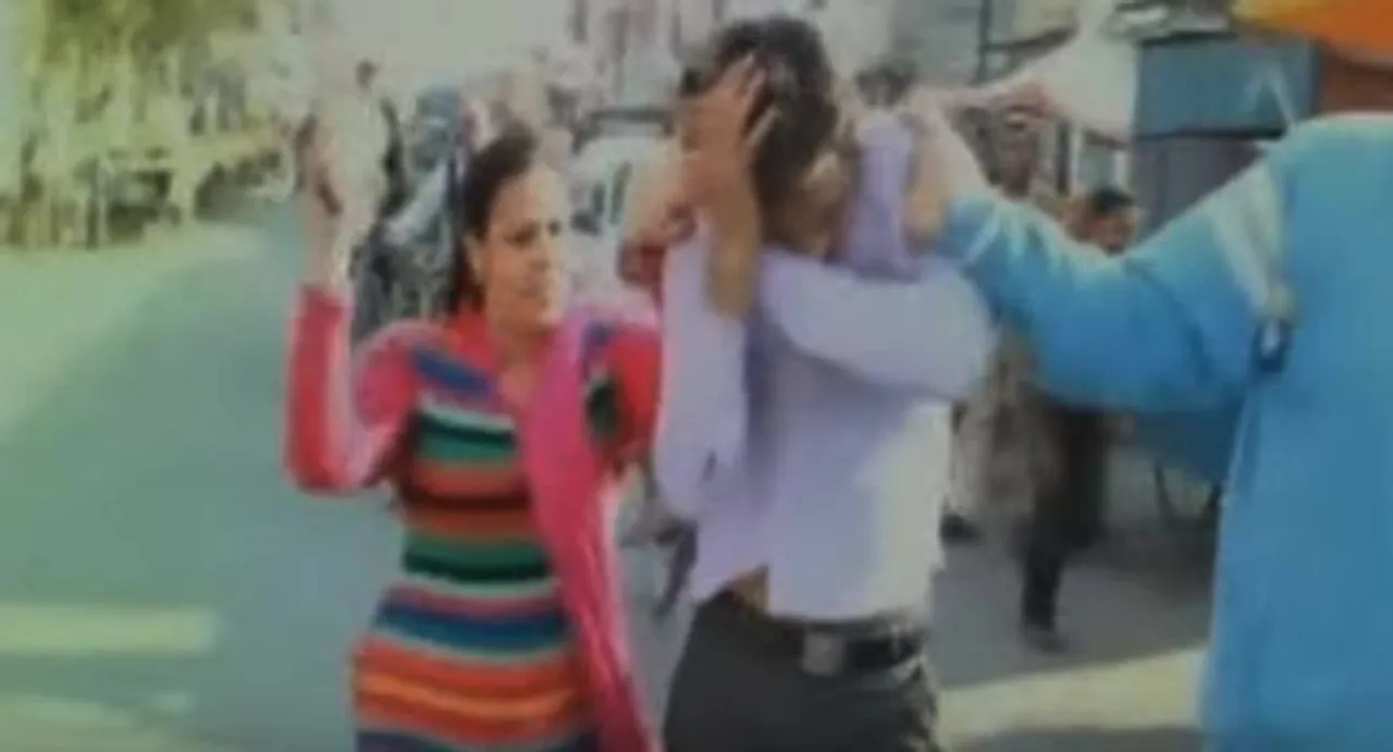 Viral video: Woman thrashes man for using 'obscene' language in Patiala
