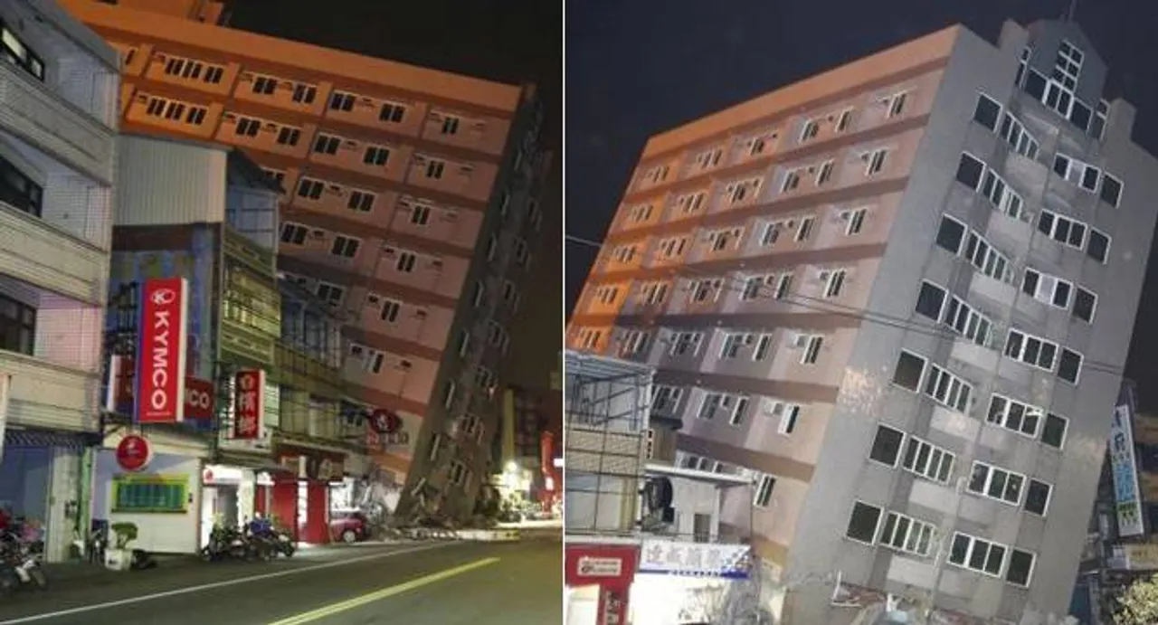 Three dead in Taiwan quake after buildings toppled: Official