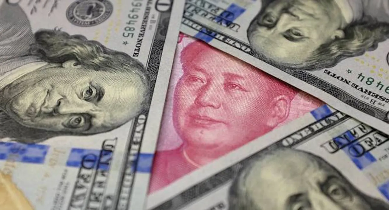 China forex reserves fall almost USD 100 bn in January 
