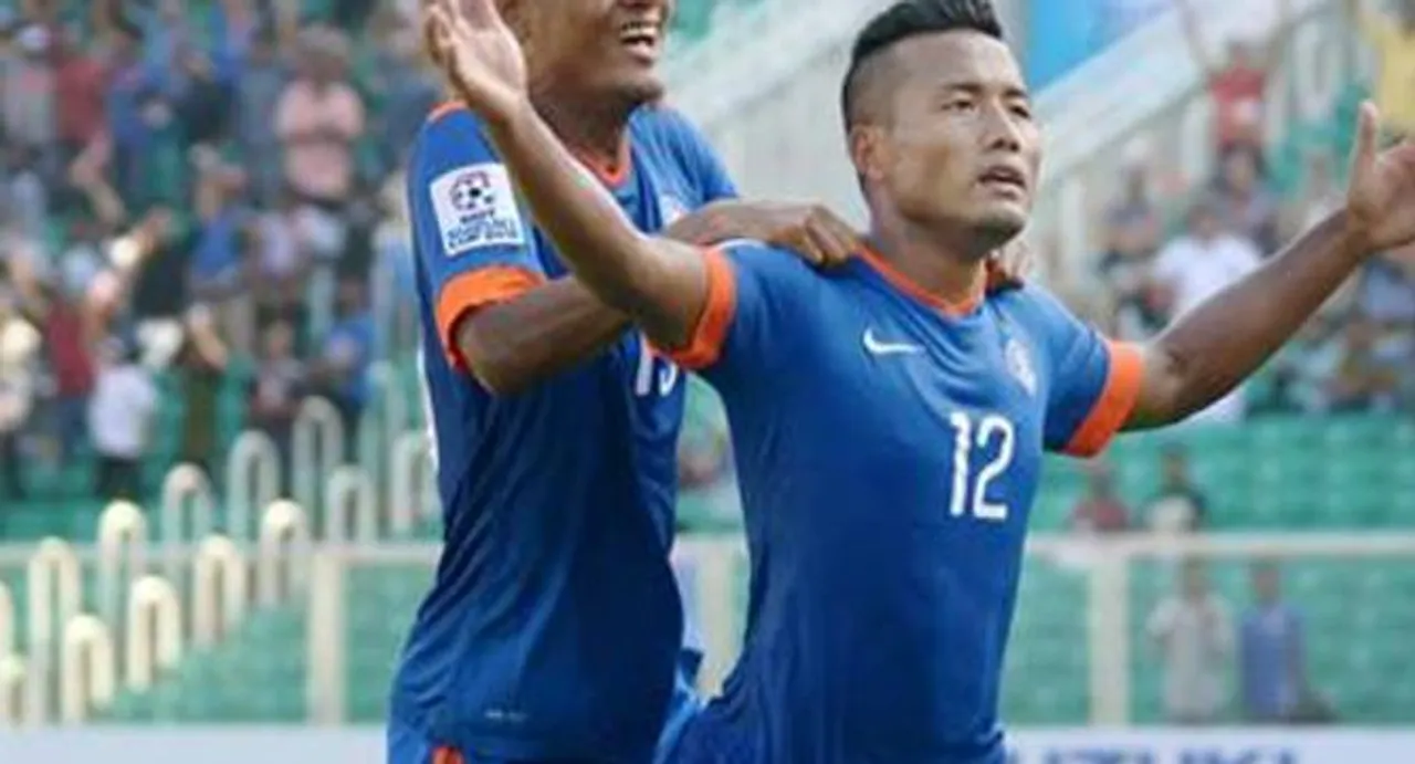 India beat Maldives 3-2 in menâ€™s football, qualify for semis