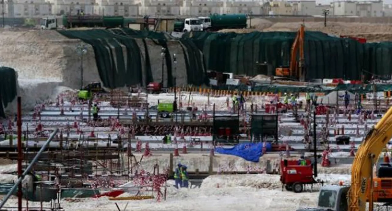 Qatar says six workers hurt building World Cup venues
