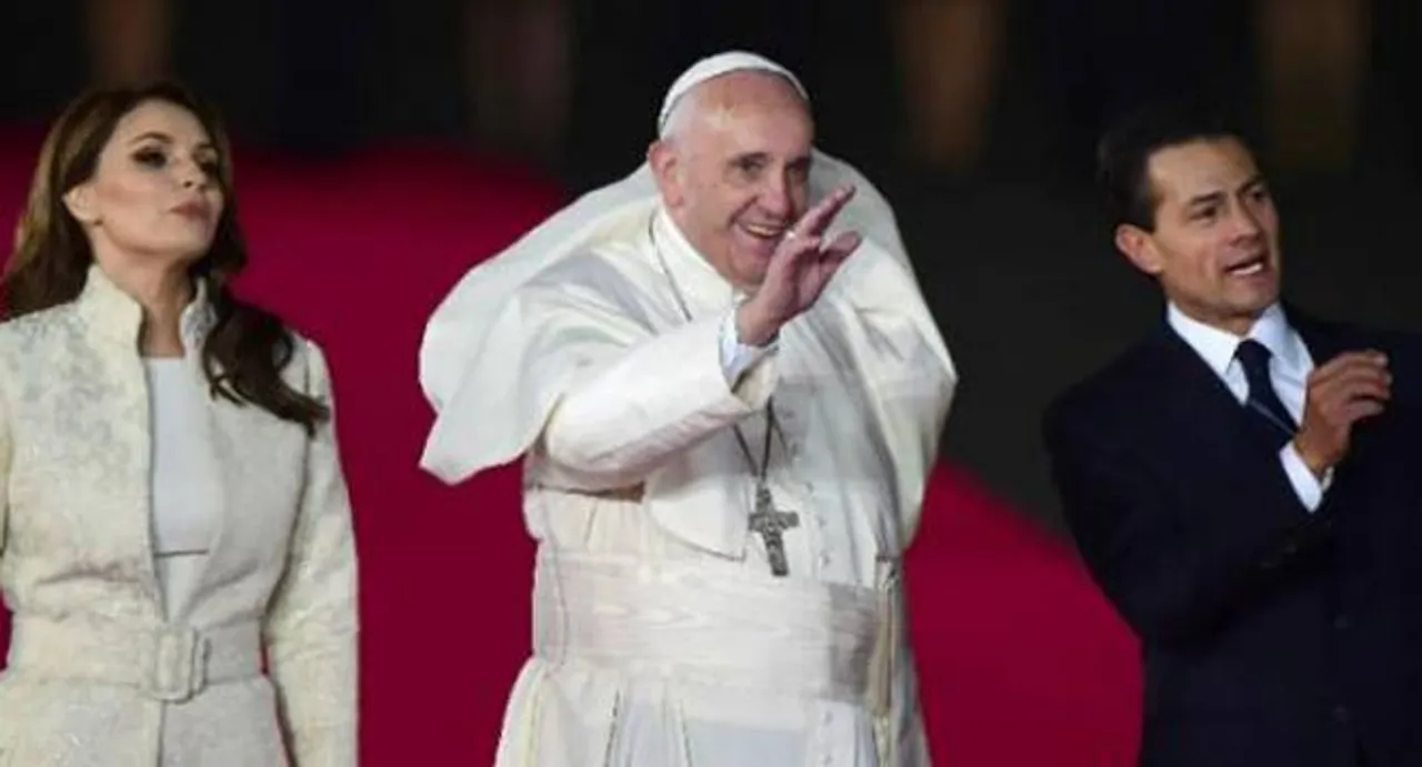 Pope in Mexico after historic talks with Russian patriarch