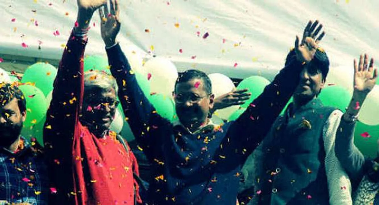 Aam Aadmi Party completes one year of governance in Delhi