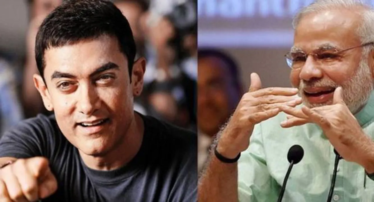 Aamir Khan, Kangana have dinner with Modi after Make in India event