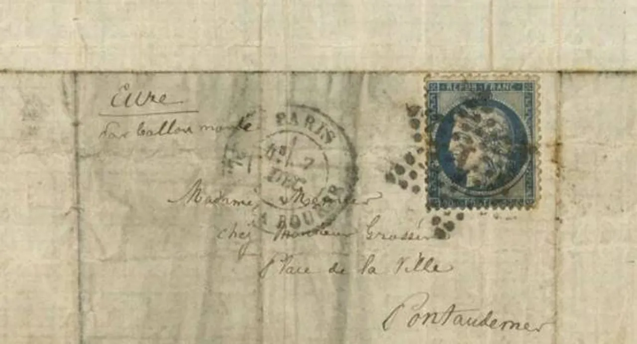 145-year-old letter, delivered by balloon, turns up in Aus