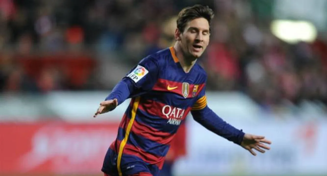 Lionel Messi moves past 300 La Liga goals