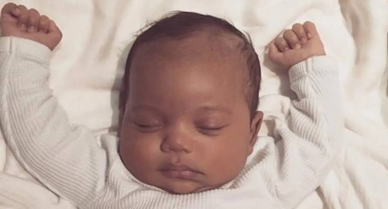 Kim Kardashian shares first photo of her son