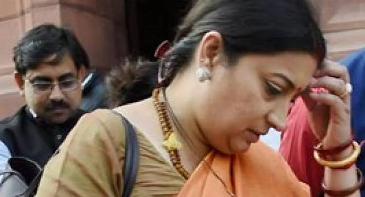 Opposition to bring privilege motion against Smriti Irani in Parliament
