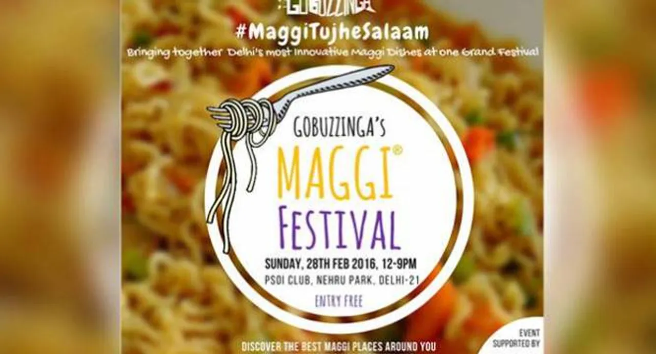 The Maggi Festival at Nehru Park was an instant hit!