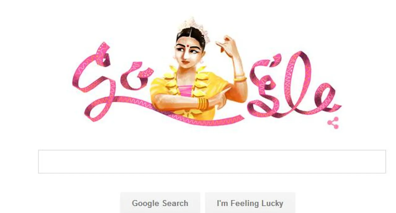 Google's tribute to Rukmini Devi Arundale on her 112th b'day