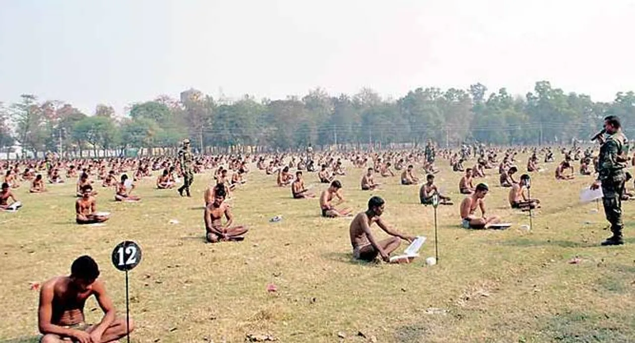 Bihar: Shocking! Candidates made to appear for Army recruitment exam in 'underwear'