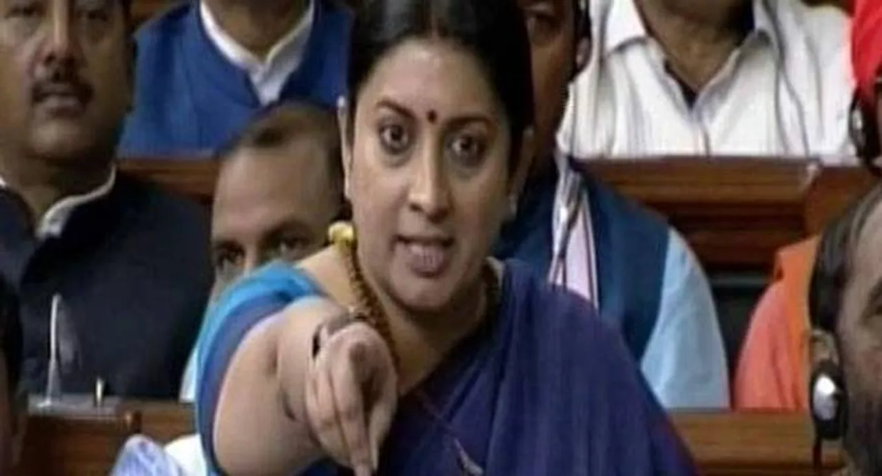 Watch: Smriti Irani's explosive Parliament speech that sparked controversy