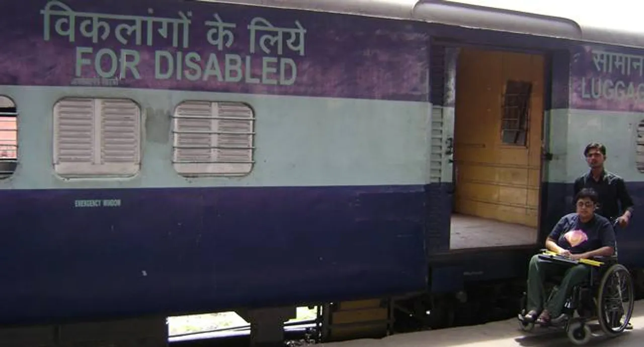 Disabled-friendly coach in mail, express trains 