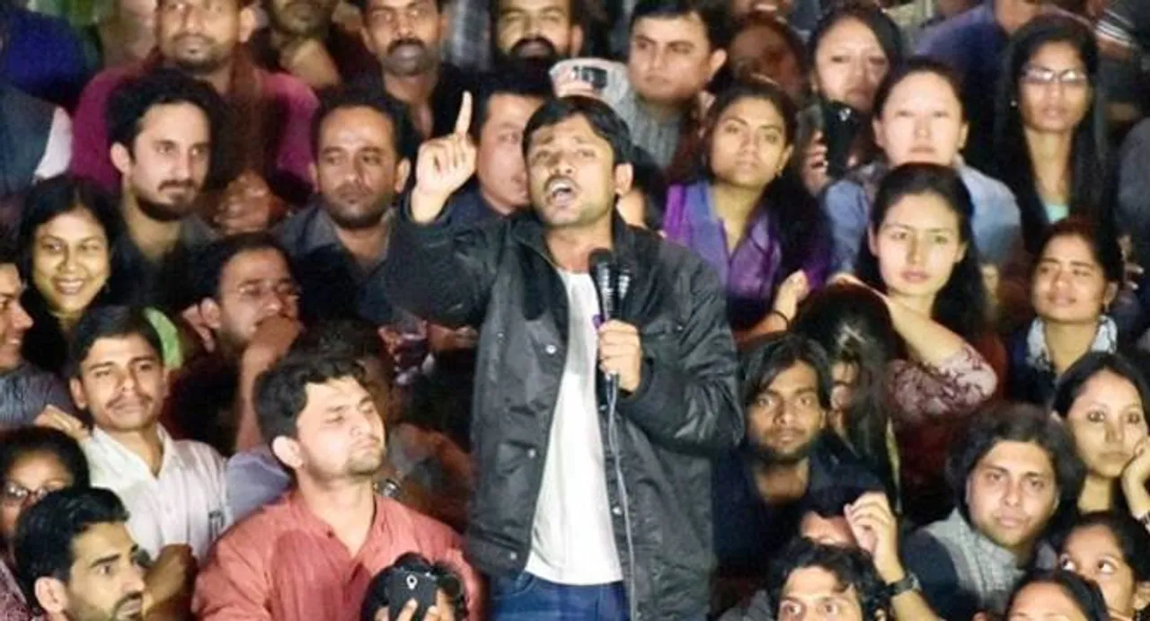 Don't want 'azadi' from India, want 'azadi' in India: Kanhaiya Kumar at JNU campus
