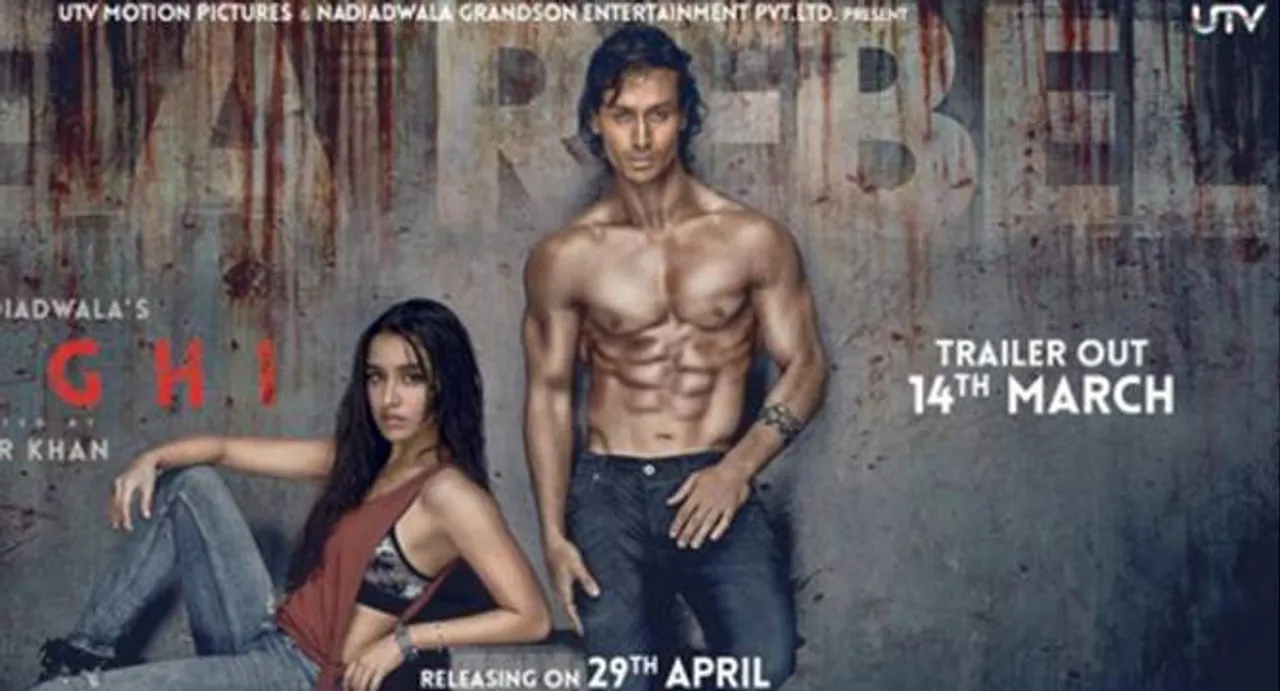 Baaghi poster: Shraddha Kapoor, Tiger Shroff take hotness to new high