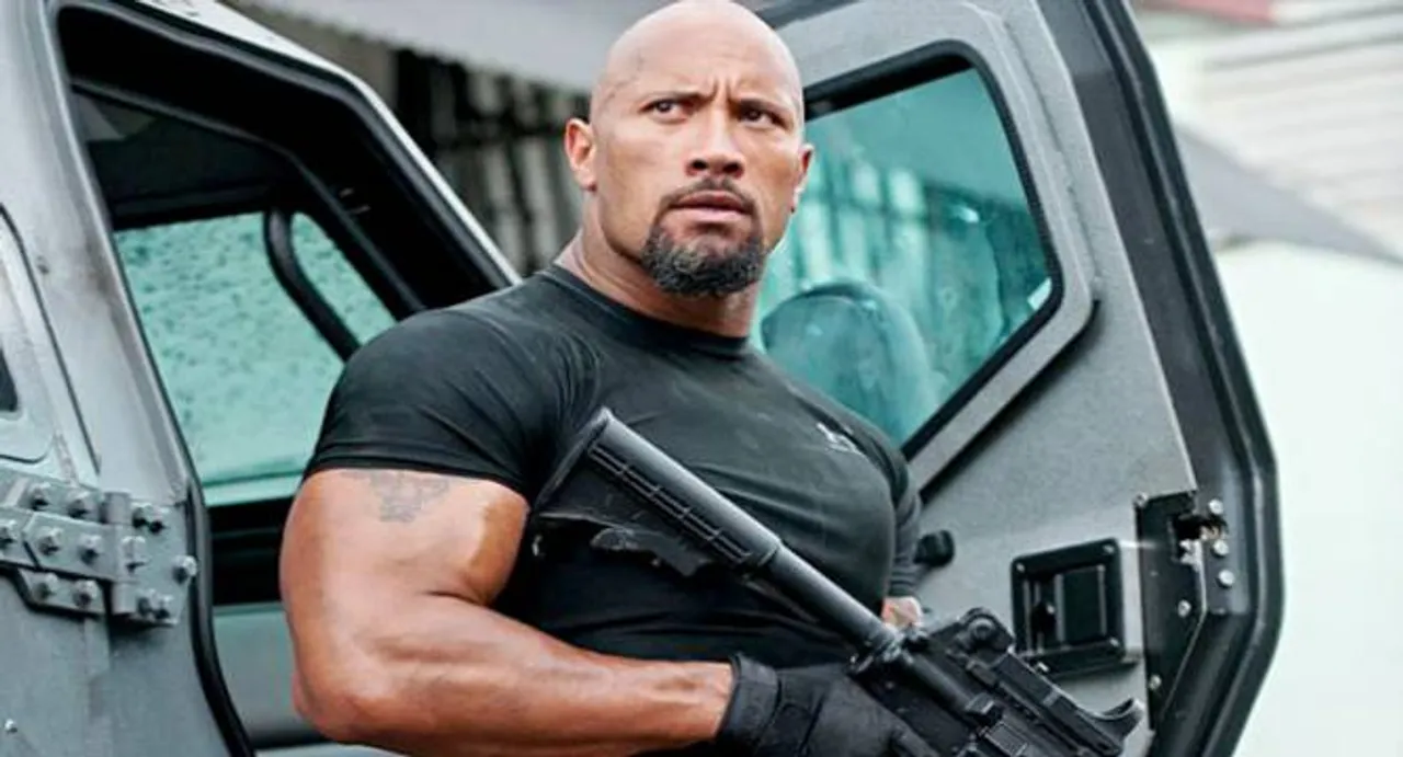 Dwayne Johnson pays surprise visit to children at hospital